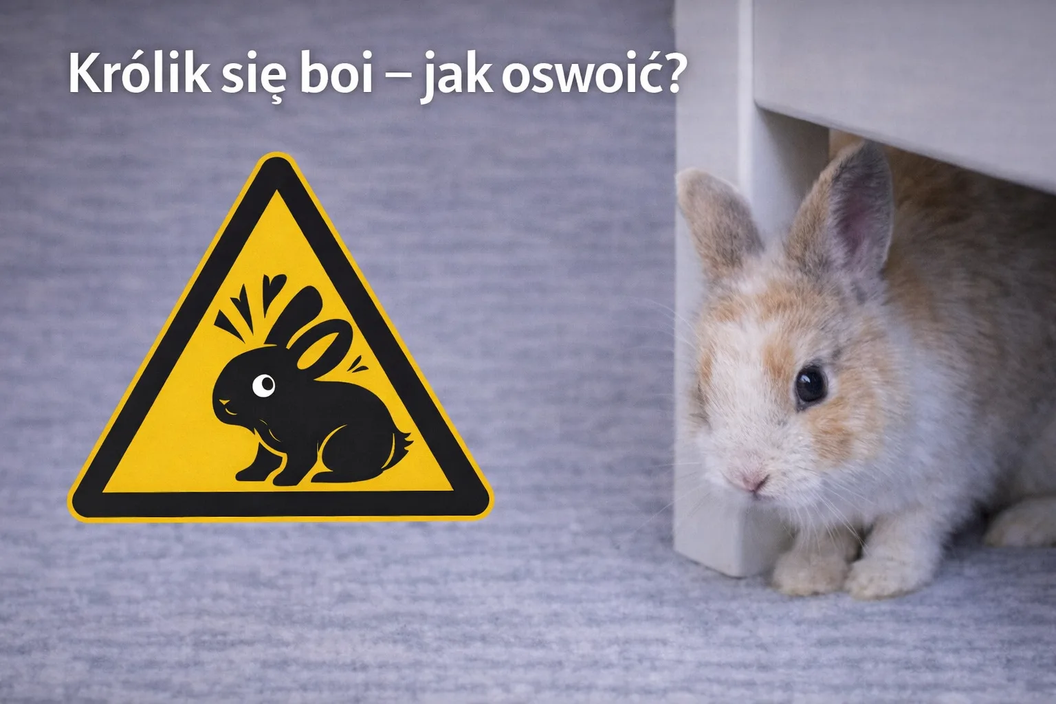 Królik się boi – jak oswoić? Skuteczne sposoby krok po kroku