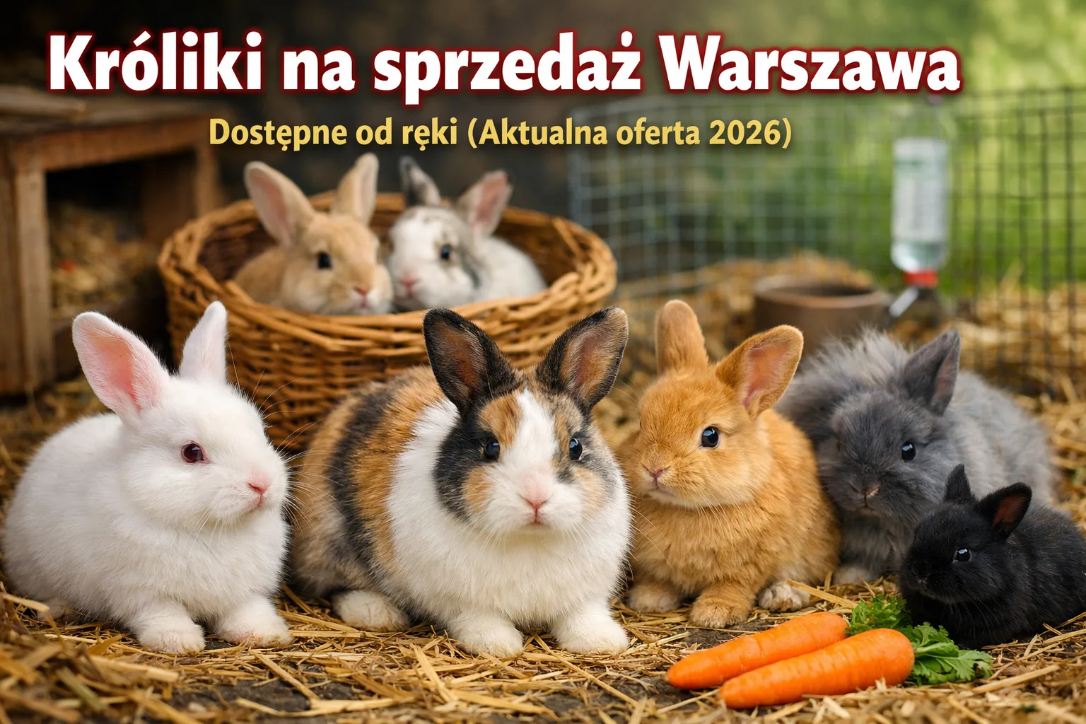 Króliki na sprzedaż Warszawa – dostępne od ręki (aktualna oferta 2026)