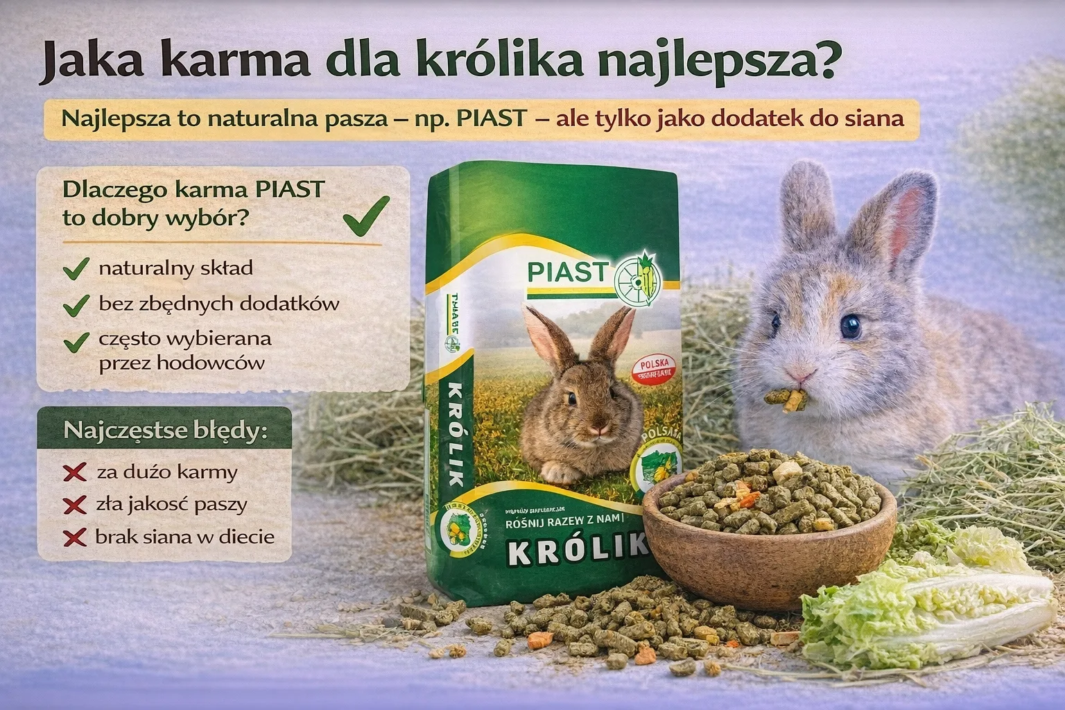 Jaka karma dla królika najlepsza? Ranking i wybór karmy