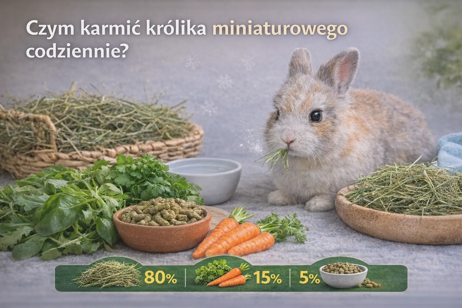 Czym karmić królika miniaturowego codziennie? Pełny jadłospis