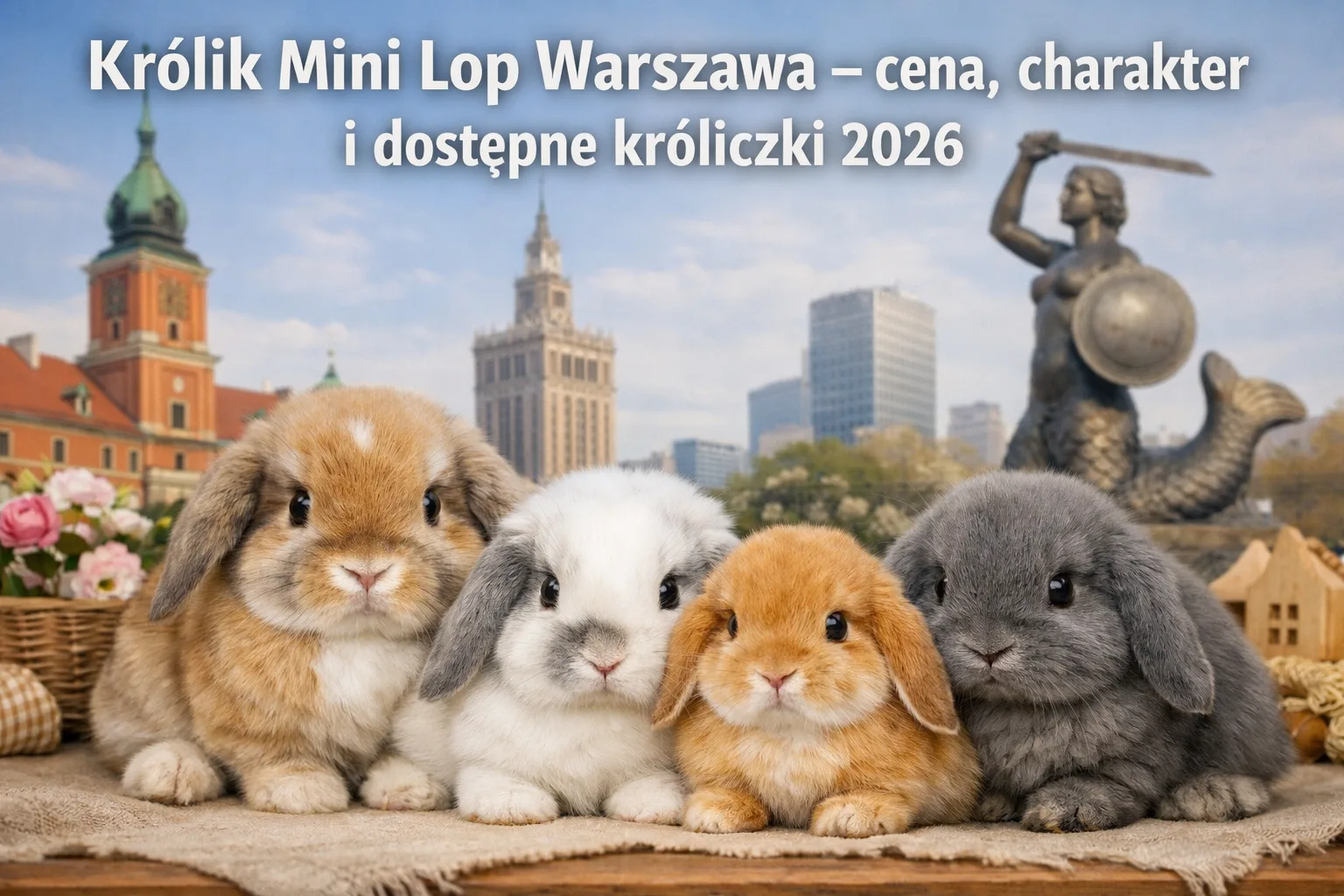 Królik Mini Lop Warszawa – cena, charakter i dostępne króliczki 2026
