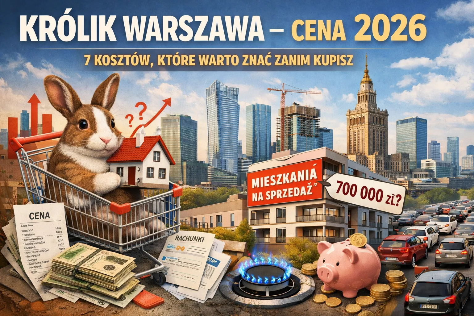 Królik Warszawa – cena 2026. 7 kosztów, które warto znać zanim kupisz