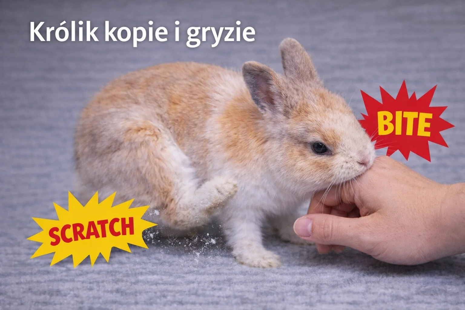 Królik kopie i gryzie – co to znaczy i jak temu zaradzić?